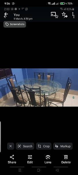 Dining table 6 seater 1