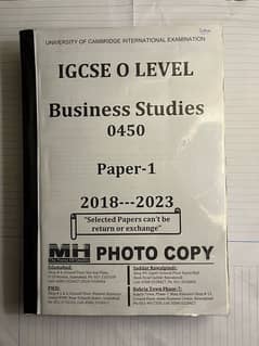 BUSINESS PASTPAPER 0450 IGCSE/O-LEVEL