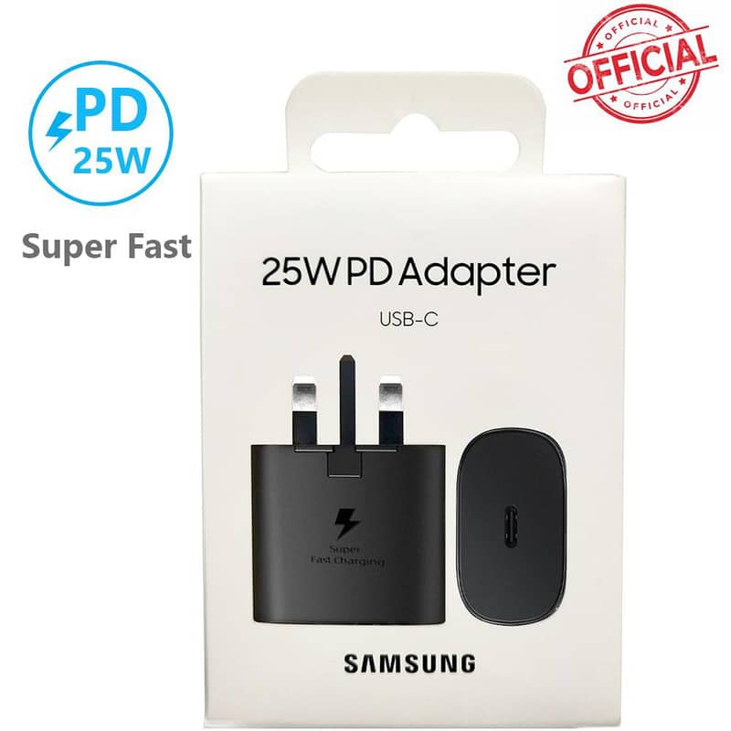 samsung charger 25W orignal super fast Charger USB PD Charger 0