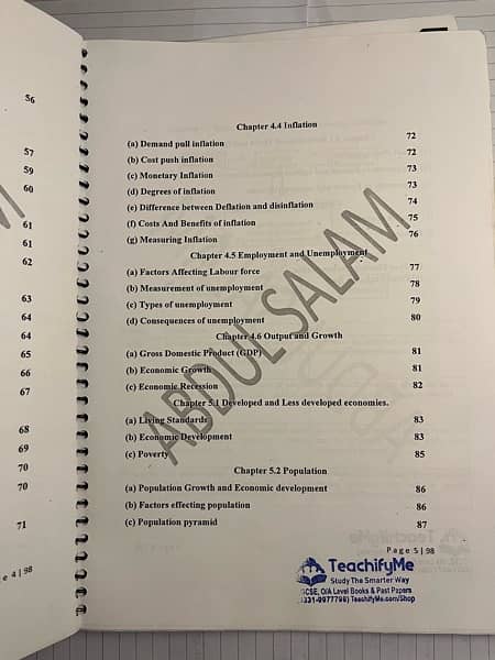 ECONOMIC NOTES IGCSE/OLEVEL 4