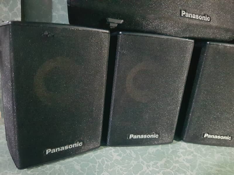 Set of 5 Panasonic SB-HF470 Home Theater surround sound Speakers made 3