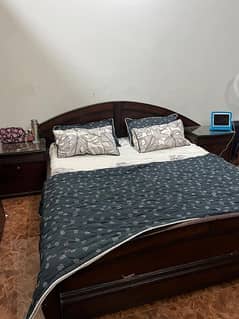 double bed and dressing for sale