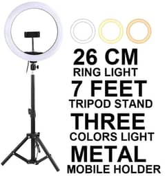 Stand with Ring with three lights