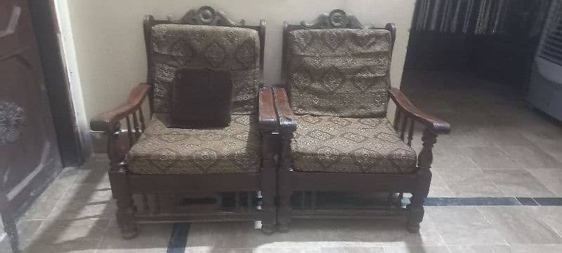 wooden sofa set 1