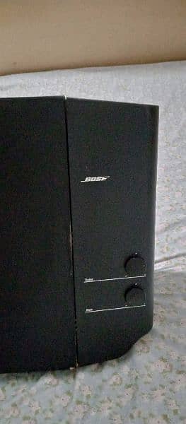 BOSE ACOUSTIMAS 5 series 111 powered subwoofer. klipsch kef Yamaha 1