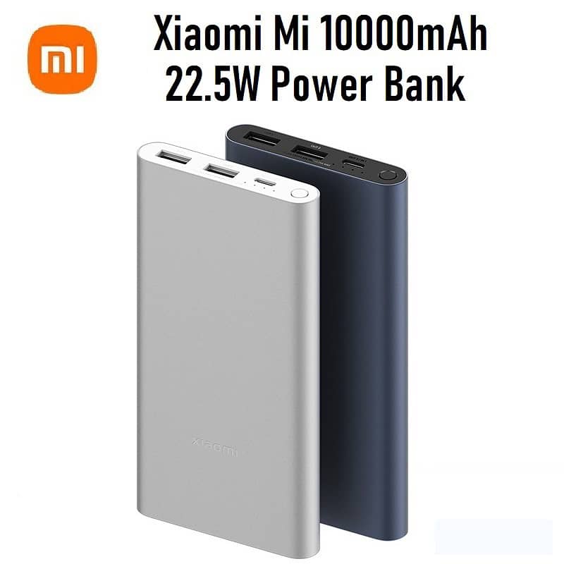 Mi Power Bank 3 10000 / 20000 mAh with 2-way USB-C PD 3.0 Fast Chargi 0