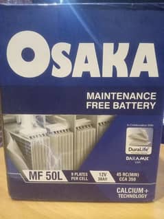 Osaka 50 maintenance free battery new