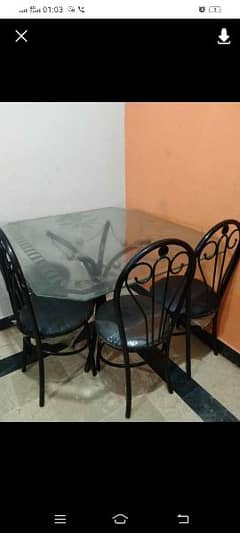 chairs & dining table set