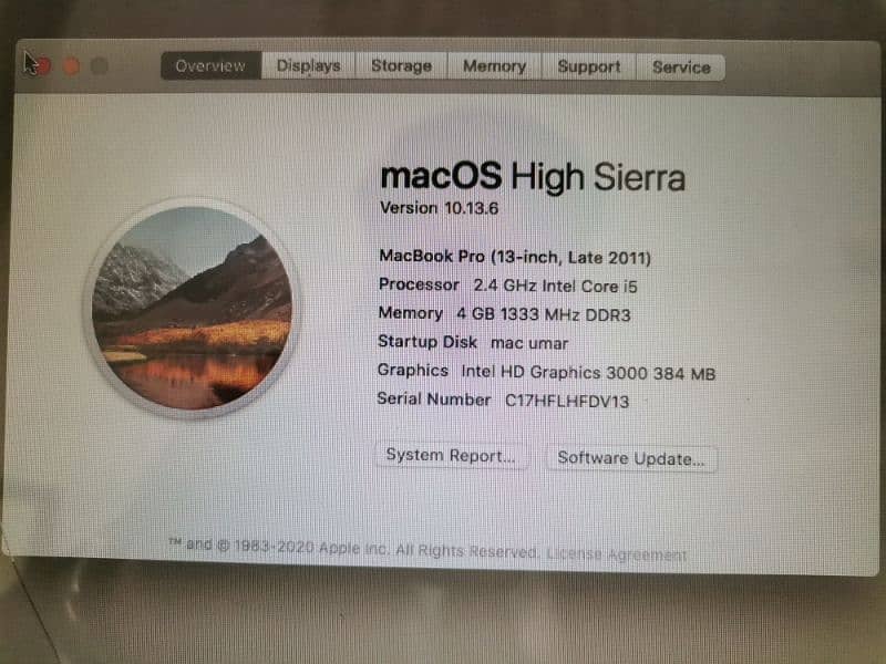 Apple Mac Book Pro i5 (13-inch Late 2011) 3