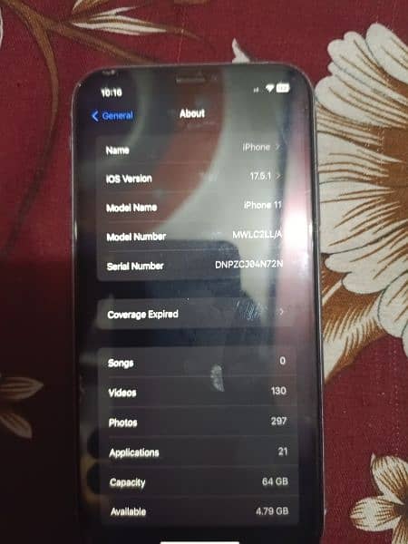 iphone 11 nonpta jv 10 by 10 condition battery 81 All ok 3