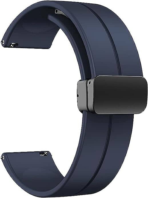 22mm smart watch straps magnetic Two color Lock Silicone Strap Band f 9