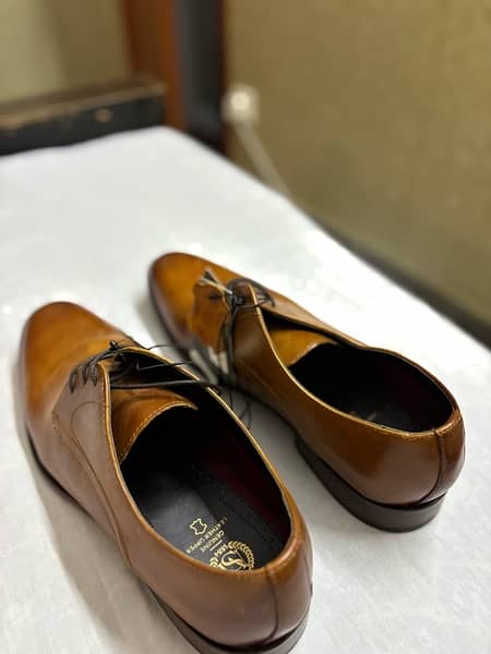 M&S Pure Brown Leather Formal Shoes 4