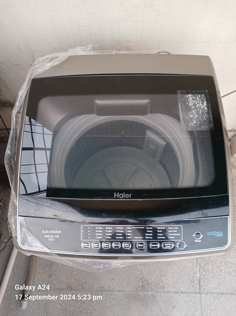 Carefully used washing machine fully automatic 16 kg capacity 1