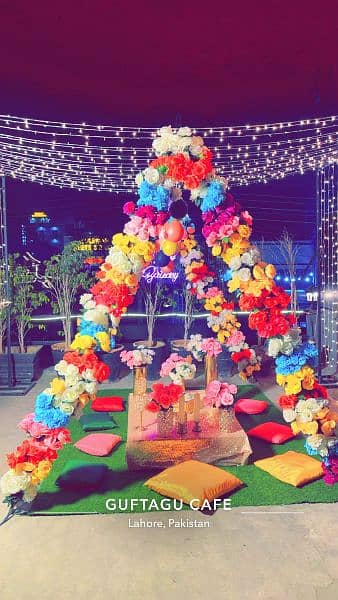 birthday decor, Flower Decor, stage, Sound System, Lights Event Planer 10