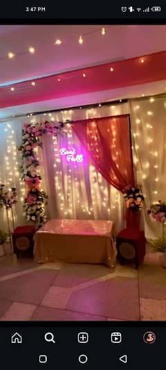 birthday decor, Flower Decor, Dj sound system, Lights, Event Planners