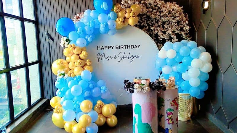 birthday decor, Flower Decor, Dj sound system, Lights, Event Planners 2