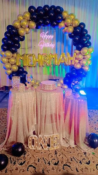 birthday decor, Flower Decor, Dj sound system, Lights, Event Planners 7