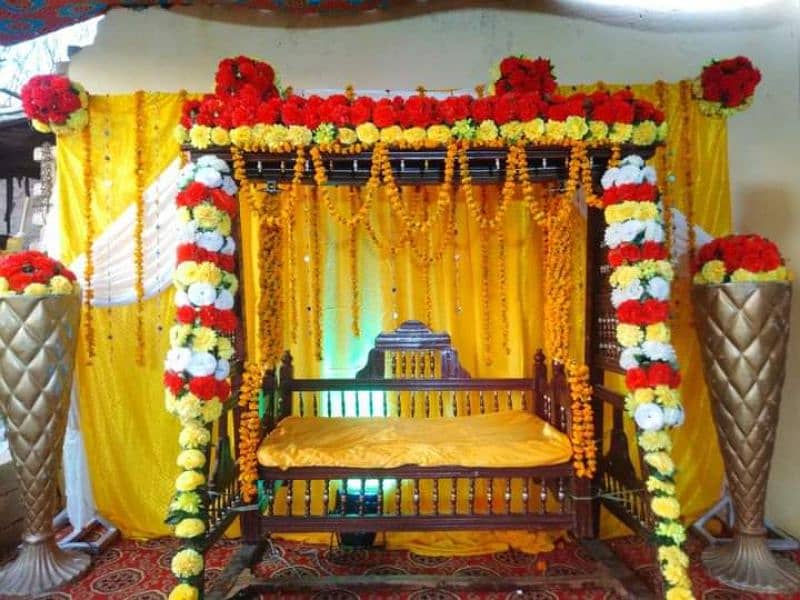 mehandi dec,birthday decor, Flower Decor, stage, Sound System, Lights 4