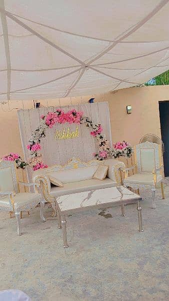 mehandi dec,birthday decor, Flower Decor, stage, Sound System, Lights 10