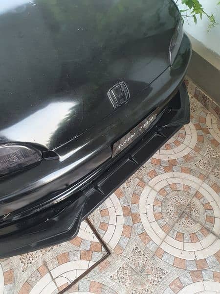 Honda civic 1995 Front Bumper + splitter + body kitt 5