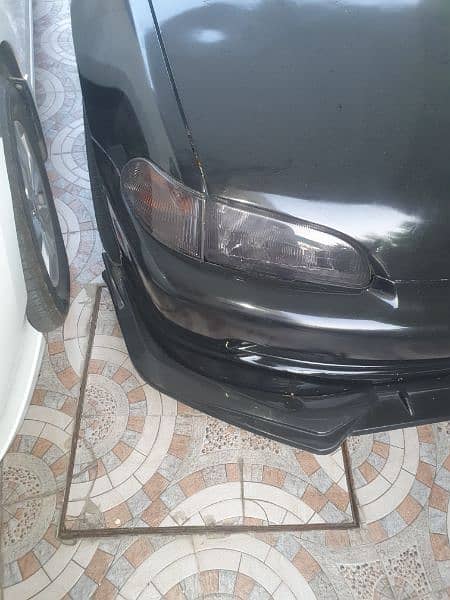 Honda civic 1995 Front Bumper + splitter + body kitt 7