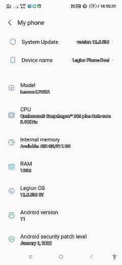 Redmagic; Legion phone dual (model Lenovo L79031)