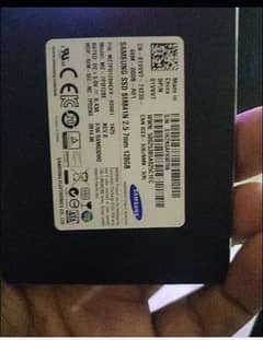 Samsung SSD 128gb for sale in good condition 100% health