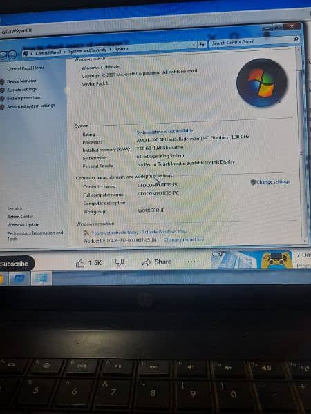 HP LAPTOP FOR URGENT SALE 3