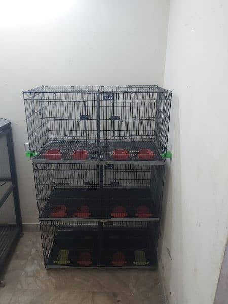 Malik birds cage 6 portion folding cage New condition 0