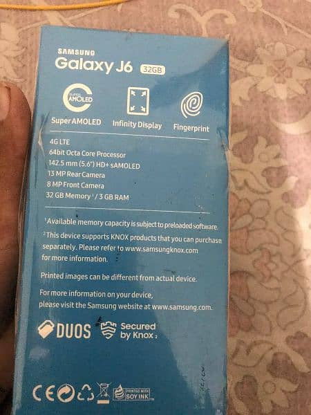 samsung galaxy j6 with box exchange also posible 6