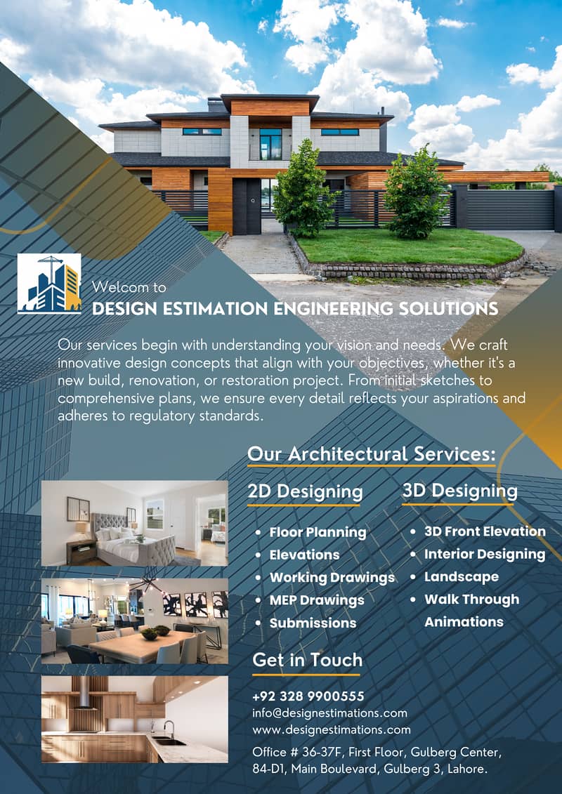 Architecture & interior design service/Modeling service /2d 3d design 1