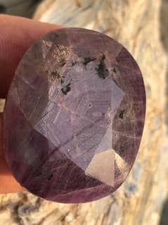 natural corundum big size gemstone