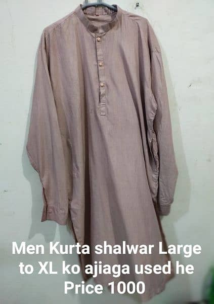 5 Kurtay 2 Kurta shalwar used Men clothes 1