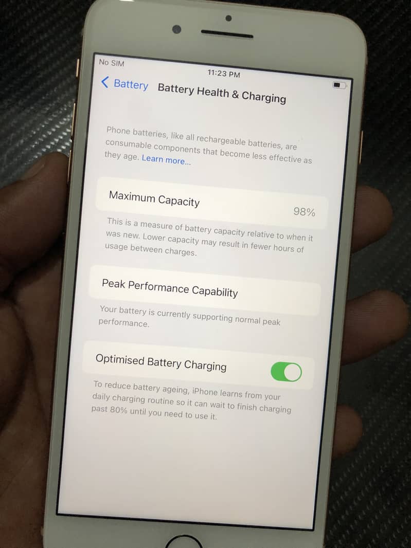 Iphone 8Plus 64gb Pta Approved 98% battery 3