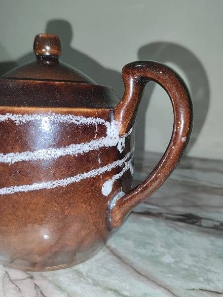 45 year old Vintage Australian Old Ballarat Pottery Stoneware Teapot 3