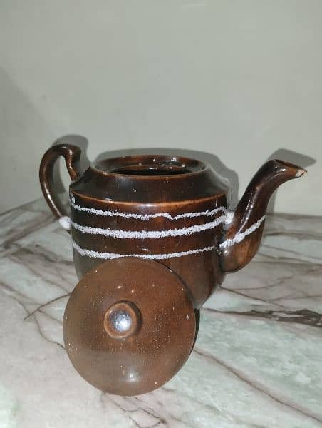 45 year old Vintage Australian Old Ballarat Pottery Stoneware Teapot 7