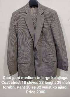 4 Coat pant 1 Casual Coat