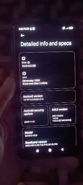 Redmi note 12 pro plus 5g Non pta 6