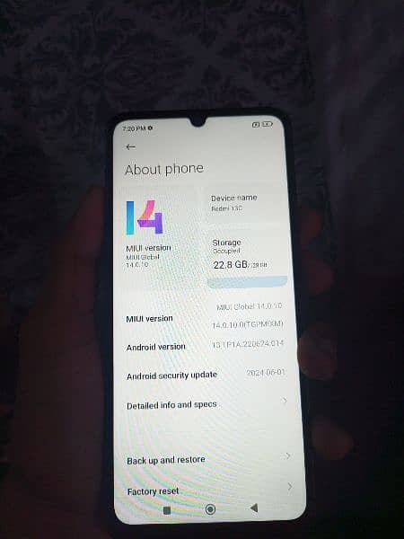 Redme 13c 6/128 box bhi hai 3