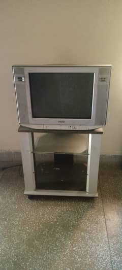 Sony 21 inch original TV with trolley