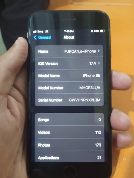 I phone sẽ 2020 factory unlock  just like brand new lush condition 5