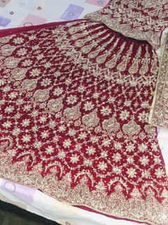 Bridal Lahnga Red Colour