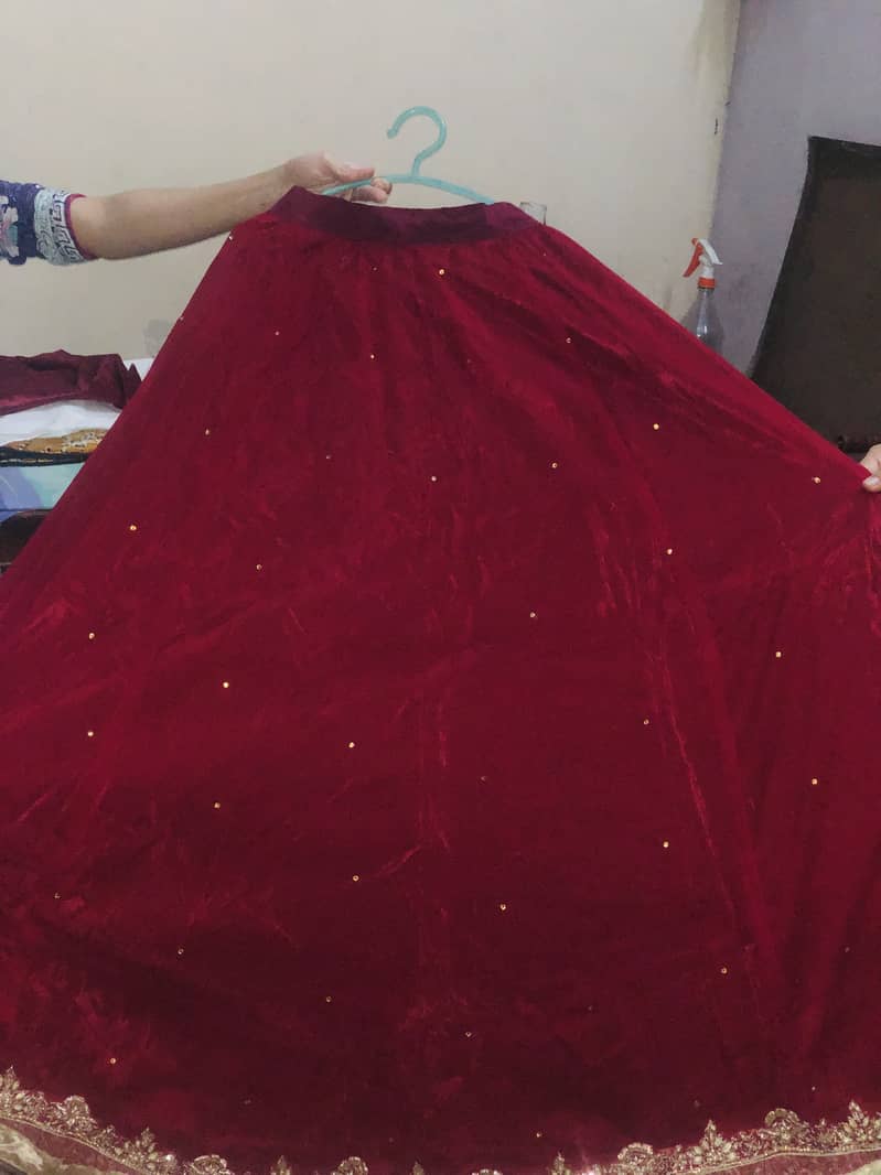 Bridal Lahnga Red Colour 13