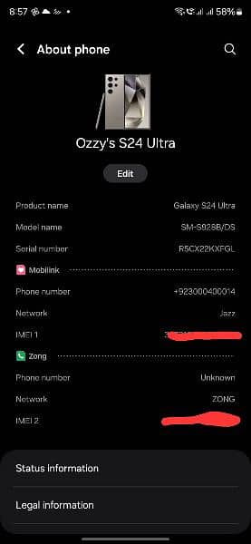 SAMSUNG S24 Ultra 512GB Official PTA Approved 3