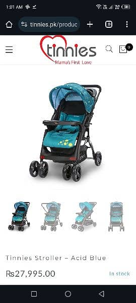 Tinnies stroller / Tinnies Pram 6