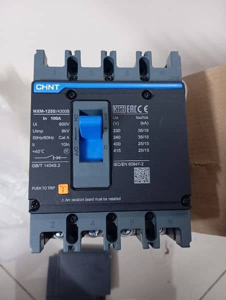 Chint 100 amp MCCB Breaker 0