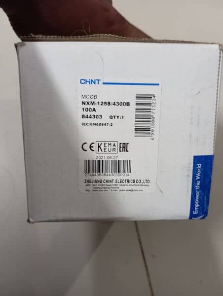 Chint 100 amp MCCB Breaker 1