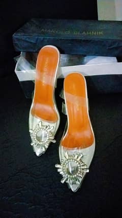 Crystal Heels Urgent Sale