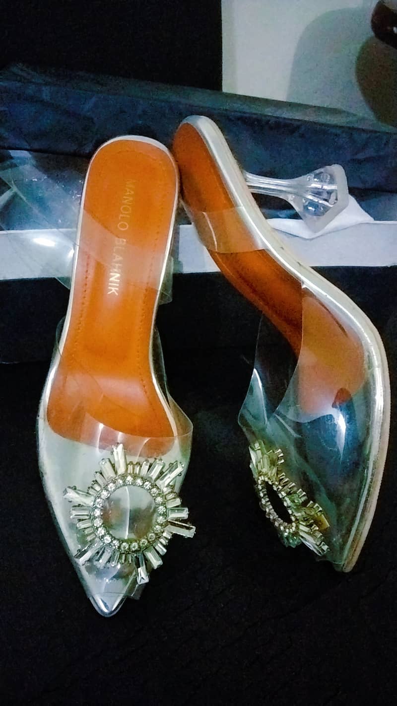 Crystal Heels Urgent Sale 1