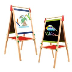 Kids Learning Easel Board - White Board - Black Board